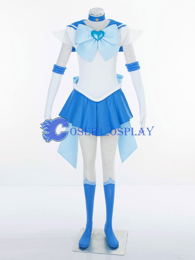 Sailor Moon Crystal Mercury Mizuno Ami Amy Anderson Cosplay Costume